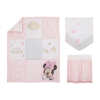 Minnie mouse baby crib cheap bedding set