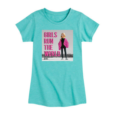 Girls Short Sleeve Girls Do It All Graphic Tee