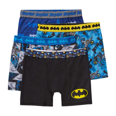 tusind binde Airfield Batman Big Kid Boys 4 Pair Boxer Briefs, Color: Blue - JCPenney