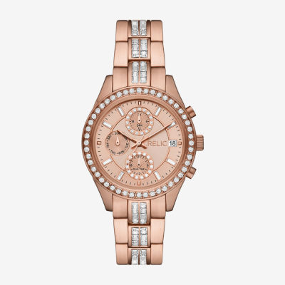 Ladies fossil shop relic bling watch