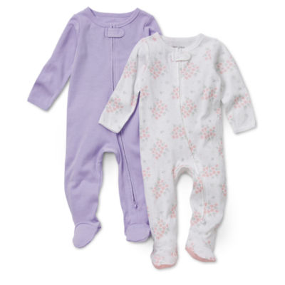 Carter's Baby Girls 2-pc. Sleep and Play, Color: Purple - JCPenney