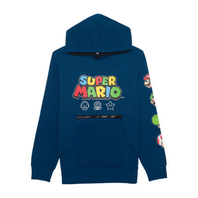 Super mario hoodie boys sale