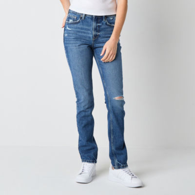 Arizona Drainpipe Womens Juniors Skinny Fit Jean, Color: Med Cove