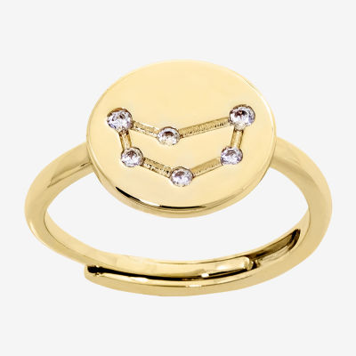 Yuちゃん Sparkle Allure Zodiac 2.5MM Cubic Zirconia 14K Gold Over