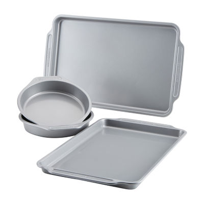 Farberware 3-Piece Nonstick Bakeware Cookie Pan Set, Gray