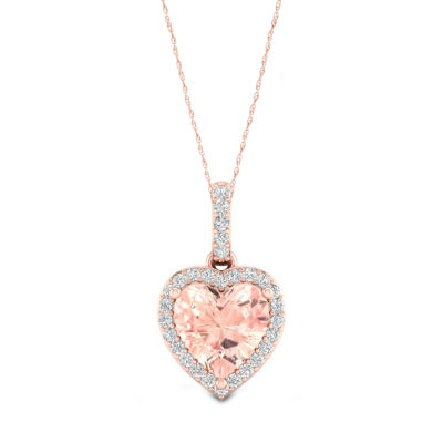 necklace pink gold
