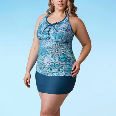 Jcpenney womens plus size bathing clearance suits