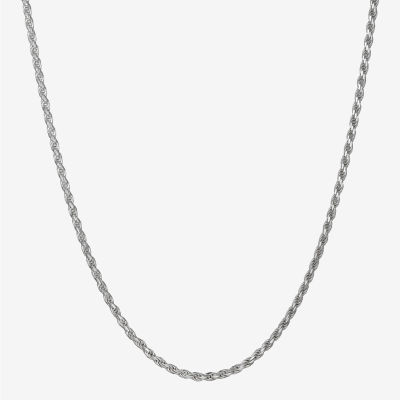 Sterling Silver 18-24 2.8mm Rope Chain | Multicolored | One Size | Necklaces + Pendants Chain Necklaces | Christmas Gifts | Gifts for Her