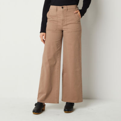 a.n.a Womens Highest Rise Wide Leg Workwear Pant