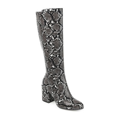 Black knee high outlet boots jcpenney