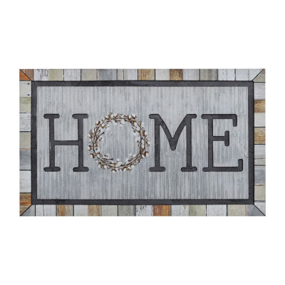 Achim Welcome Home Rubber 18X30 Doormat, Color: Multi - JCPenney