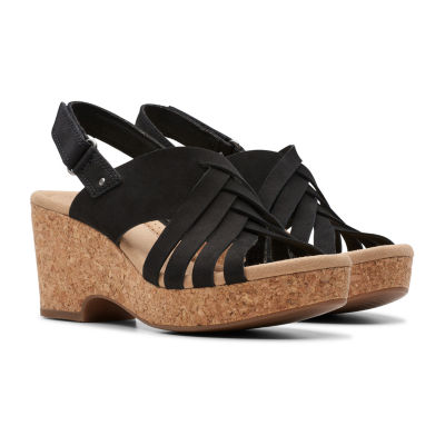 Clark wedge sandals on sale online