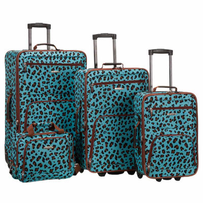 Colorful best sale luggage sets