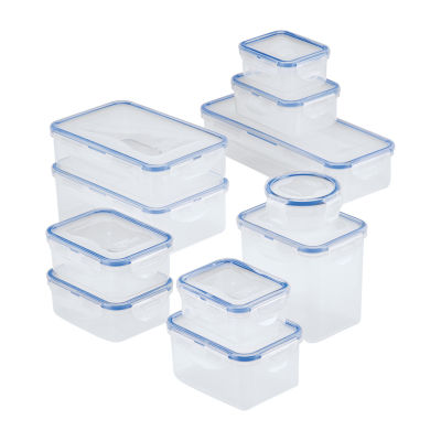 Lock & Lock Easy Essentials 6-Ounce Rectangular Food Storage Container Set, 4-Piece