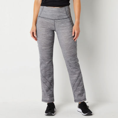 Xersion X-Warmth Fleece Womens High Rise Straight Sweatpant