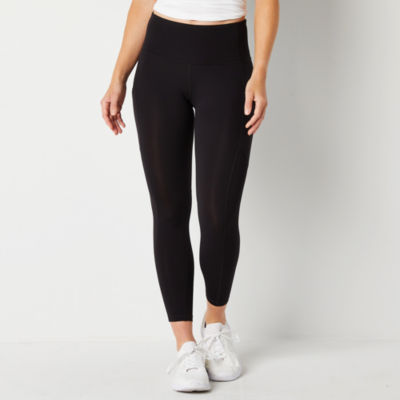 Xersion EverUltra Womens High Rise Quick Dry 7/8 Ankle Leggings, Color:  Black - JCPenney