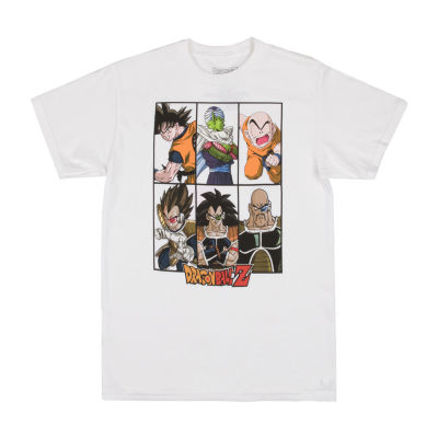 Dragon Ball Z Anime Cartoon Character Group Men's Short Sleeve Graphic Tee  Shirt-S