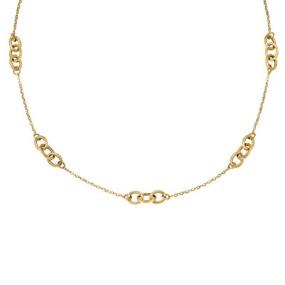 Womens 18 Inch 14K Gold Link Necklace - JCPenney