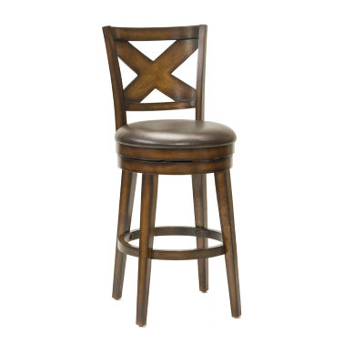 Sunhill Swivel Bar Stool 4459-830, Color: Rustic Oak - JCPenney