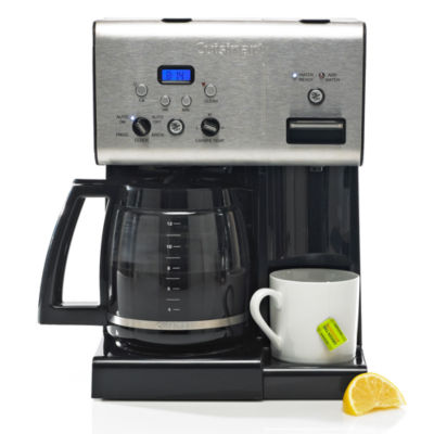 12-Cup Coffee Maker & Hot Water Dispenser Black & Stainless - 49982