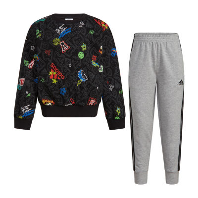 Adidas best sale tracksuit jcpenney