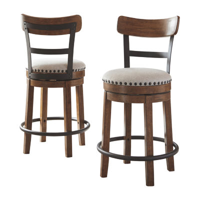 Signature Design by Ashley Valebeck Counter Height Swivel Bar Stool