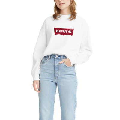 Levis discount white sweatshirt