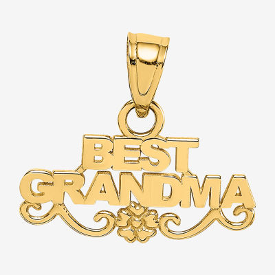 Gold hot sale grandma charm