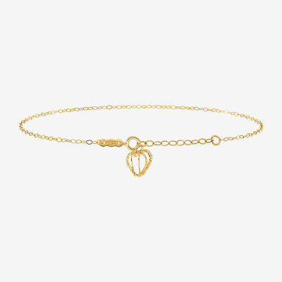 9 inch gold hot sale ankle bracelet