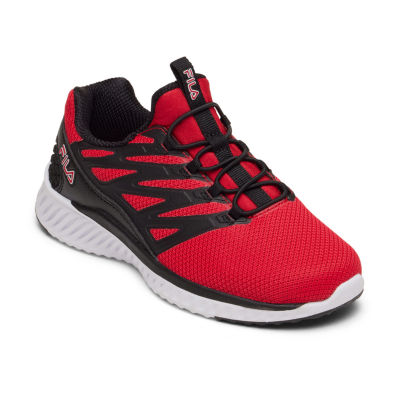 FILA Sequence 2 Bungee Little Boys Running Shoes Color Red Black JCPenney