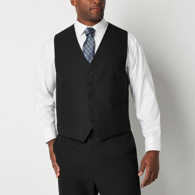 Men's Slim Black Vest