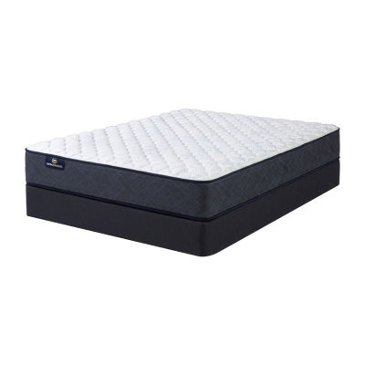 Serta Perfect Sleeper Adoring Night 10.5 Firm Mattress + Box Spring,  Color: White And Blie - JCPenney