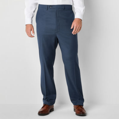 Big and tall navy blue dress pants hotsell