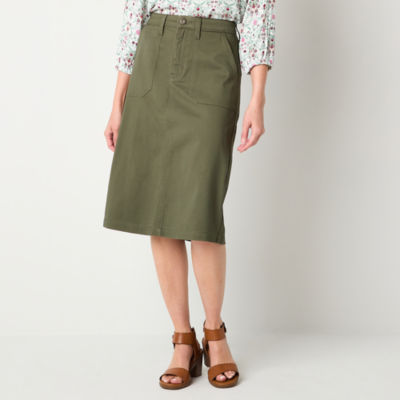 Green skirt jcpenney hotsell