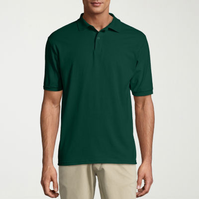 Hanes Ecosmart Mens Regular Fit Short Sleeve Polo Shirt JCPenney