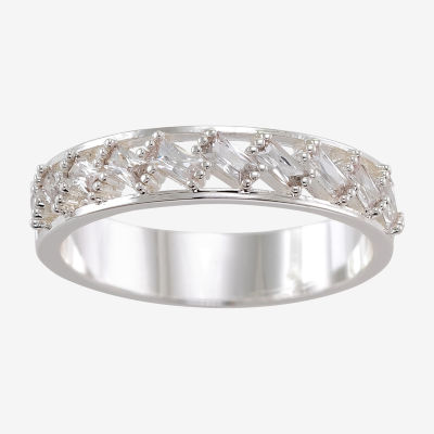 Sparkle Allure Station 4.5MM Cubic Zirconia Pure Silver Over