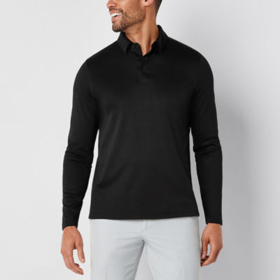 Men's long sleeve 2025 polo shirts at jcpenney