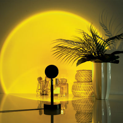 Lampe de table sunset verre multi - J-Line