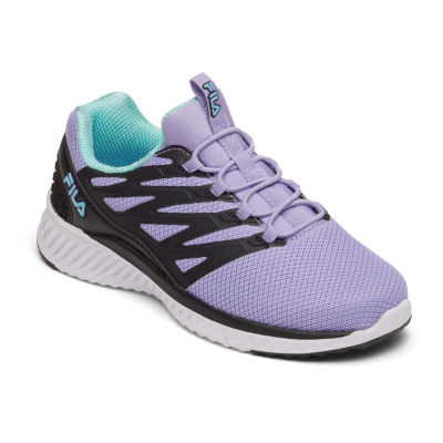 FILA Sequence 2 Bungee Little Girls Running Shoes Color Lavenderblackblue JCPenney