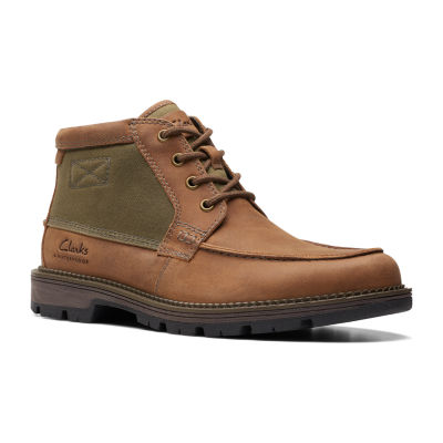 Clarks cognac boots sale