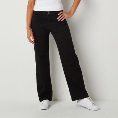 Wide High Jeans - Black - Ladies