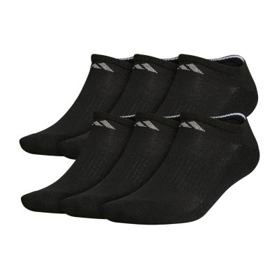 adidas 6 Pair No Show Socks Mens