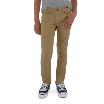 Boys khaki skinny store jeans