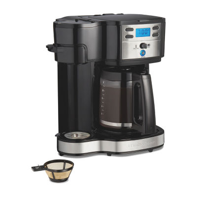 Hamilton Beach 2-Way Brewer, Single Serve or 12 Cup Coffee Maker, Black,  49980A 