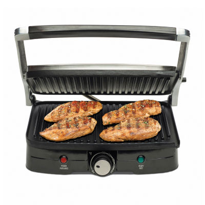 Hamilton Beach Stainless Steel Electric Panini Maker & Grill