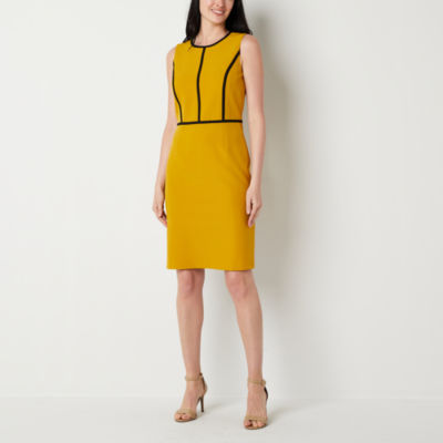 Black Label by Evan-Picone Sleeveless Sheath Dress