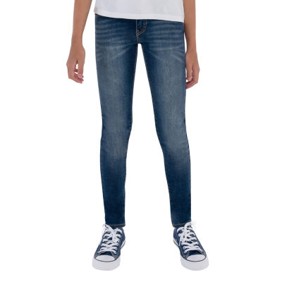 binnenkort R Pilfer Levi's Big Girls 710 Super Skinny Jean Skinny Fit Jean, Color: Blue Asphalt  - JCPenney