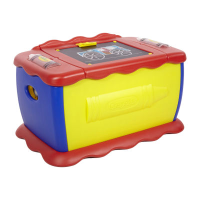 crayola draw n store giant toy box