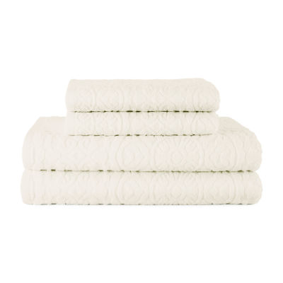 Linden Street Performance Antimicrobial Treated 4-PC Bath Towel Set -  JCPenney