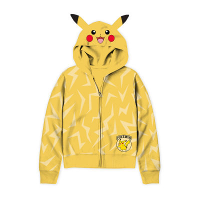 Pikachu zip hot sale up hoodie